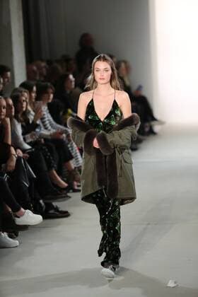 Laurel at the Mercedes-Benz Fashion Week Berlin Laurel showcases its latest Autumn Winter 2017 Collections in the Kaufhaus Jandorf in the Brunnenstrasse in Berlin-Mitte during the Mercedes-Benz Fashion Week Berlin Autumn Winter 2017 Collections. The photo shows models with the LAUREL collection on the catwalk.  SimonexKuhlmey