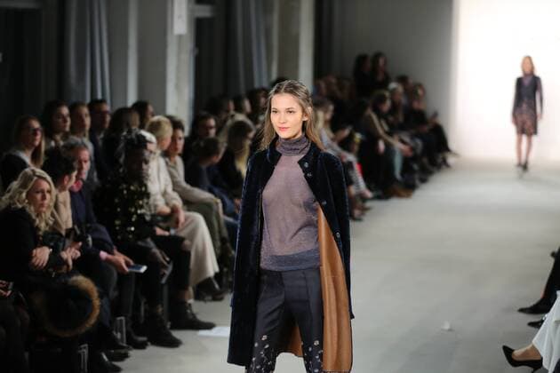 Laurel at the Mercedes-Benz Fashion Week Berlin Laurel showcases its latest Autumn Winter 2017 Collections in the Kaufhaus Jandorf in the Brunnenstrasse in Berlin-Mitte during the Mercedes-Benz Fashion Week Berlin Autumn Winter 2017 Collections. The photo shows models with the LAUREL collection on the catwalk.  SimonexKuhlmey