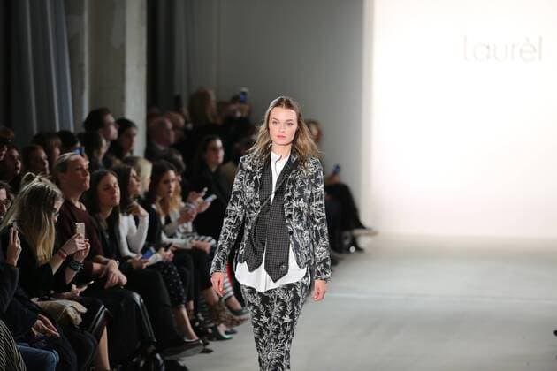 Laurel at the Mercedes-Benz Fashion Week Berlin Laurel showcases its latest Autumn Winter 2017 Collections in the Kaufhaus Jandorf in the Brunnenstrasse in Berlin-Mitte during the Mercedes-Benz Fashion Week Berlin Autumn Winter 2017 Collections. The photo shows models with the LAUREL collection on the catwalk.  SimonexKuhlmey