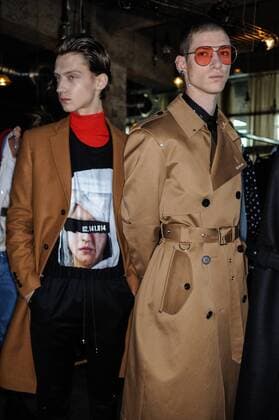 France:Beirendonck backstage at PFW Icosae backstage at Paris man s fashion week FW 2017  GaetanoxPiazzolla
