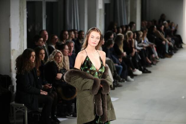 Laurel at the Mercedes-Benz Fashion Week Berlin Laurel showcases its latest Autumn Winter 2017 Collections in the Kaufhaus Jandorf in the Brunnenstrasse in Berlin-Mitte during the Mercedes-Benz Fashion Week Berlin Autumn Winter 2017 Collections. The photo shows models with the LAUREL collection on the catwalk.  SimonexKuhlmey