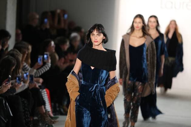 Laurel at the Mercedes-Benz Fashion Week Berlin Laurel showcases its latest Autumn Winter 2017 Collections in the Kaufhaus Jandorf in the Brunnenstrasse in Berlin-Mitte during the Mercedes-Benz Fashion Week Berlin Autumn Winter 2017 Collections. The photo shows models with the LAUREL collection on the catwalk.  SimonexKuhlmey