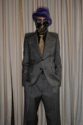 France:Beirendonck backstage at PFW Walter Van Beirendonck backstage at Paris man s fashion week.  GaetanoxPiazzolla