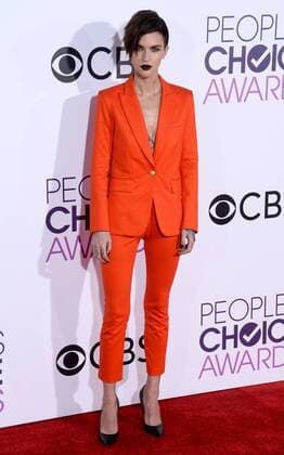 Actress Ruby Rose attends the 43rd annual People s Choice Awards at the Microsoft Theater in Los Angeles on January 18, 2017.  LAP20170118106 JIMxRUYMEN