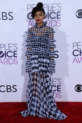 Actress Yara Shahidi attends the 43rd annual People s Choice Awards at the Microsoft Theater in Los Angeles on January 18, 2017.  LAP20170118241 JIMxRUYMEN