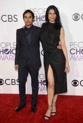 Kunal Nayyar & wife Neha Kapur PEOPLE S CHOICE AWARDS: ARRIVALS Los Angeles Patrick Rideaux PicturePerfect