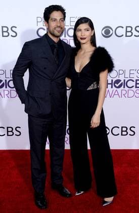 Actor Adam Rodriguez and Grace Gail attend the 43rd annual People s Choice Awards at the Microsoft Theater in Los Angeles on January 18, 2017.  LAP20170118249 JIMxRUYMEN