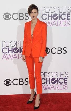 January 18, 2017 - Hollywood, California, U.S. - Ruby Rose attends The 43rd People s Choice Awards - Arrivals held at the Microsoft Theater L.A. Live in Los Angeles, California on January 18, 2017. 2017 Hollywood U.S. - ZUMAl86_ 20170118_zaf_l86_144