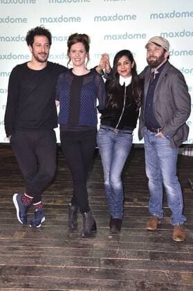 Fahri Yardim, Emily Cox, Collien Ulmen-Fernandes und Christian Ulmen beim Photocall zur maxdome TV-Serie Jerks im Soho House. Berlin, 18.01.2017 Foto:xJ.xQuinternx xFuturexImage