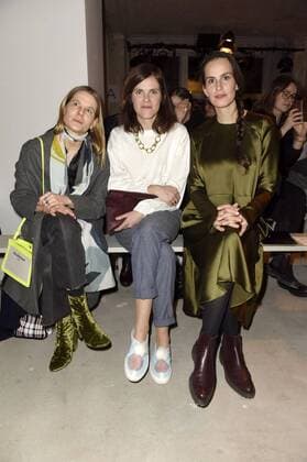 Aino Laberenz, Fritzi Haberlandt und Saralisa Volm bei der Perret Schaad Fashion Show auf der Mercedes-Benz Fashion Week Berlin Autumn Winter 2017. Berlin, 18.01.2017 Foto:xF.xKernx xFuturexImage