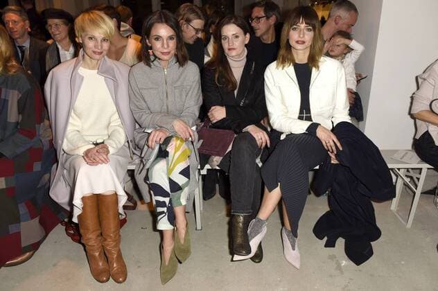Susann Atwell, Nadine Warmuth, Nina Seemann und Eva Padberg bei der Perret Schaad Fashion Show auf der Mercedes-Benz Fashion Week Berlin Autumn Winter 2017. Berlin, 18.01.2017 Foto:xF.xKernx xFuturexImage