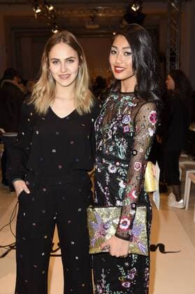 Elena Carriere und Anuthida Ploypetch bei der Marcel Ostertag Fashion Show auf der Mercedes-Benz Fashion Week Berlin Autumn Winter 2017. Berlin, 18.01.2017 Foto:xF.xKernx xFuturexImage