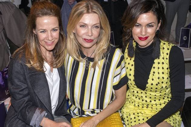 Jeanette Hain, Ursula Karven und Viktoria Lauterbach bei der Laurel Fashion Show auf der Mercedes-Benz Fashion Week Berlin Autumn Winter 2017. Berlin, 18.01.2017 Foto:xK.xWernerx xFuturexImage