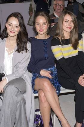 Maria Ehrich, Sonja Gerhardt und Alice Dwyer bei der Laurel Fashion Show auf der Mercedes-Benz Fashion Week Berlin Autumn Winter 2017. Berlin, 18.01.2017 Foto:xK.xWernerx xFuturexImage