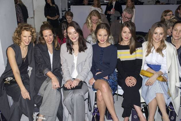 Chiara Schoras, Alexandra Neldel, Maria Ehrich, Sonja Gerhardt, Alice Dwyer, Mina Tander und Jeanette Hain bei der Laurel Fashion Show auf der Mercedes-Benz Fashion Week Berlin Autumn Winter 2017. Berlin, 18.01.2017 Foto:xK.xWernerx xFuturexImage