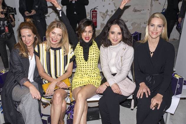 Alexandra Neldel, Ursula Karven, Viktoria Lauterbach, Stephanie Stumph und Judith Rakers bei der Laurel Fashion Show auf der Mercedes-Benz Fashion Week Berlin Autumn Winter 2017. Berlin, 18.01.2017 Foto:xK.xWernerx xFuturexImage