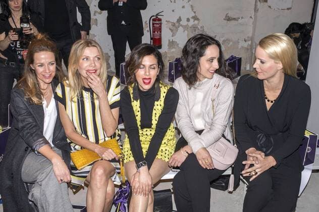 Alexandra Neldel, Ursula Karven, Viktoria Lauterbach, Stephanie Stumph und Judith Rakers bei der Laurel Fashion Show auf der Mercedes-Benz Fashion Week Berlin Autumn Winter 2017. Berlin, 18.01.2017 Foto:xK.xWernerx xFuturexImage