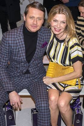 Roman Knizka und Ursula Karven bei der Laurel Fashion Show auf der Mercedes-Benz Fashion Week Berlin Autumn Winter 2017. Berlin, 18.01.2017 Foto:xK.xWernerx xFuturexImage