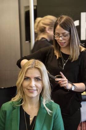 Tanja Bülter in der Beautysuite by PR Sugar auf der Mercedes-Benz Fashion Week Berlin Autumn Winter 2017. Berlin, 18.01.2017 Foto:xF.xKernx xFuturexImage