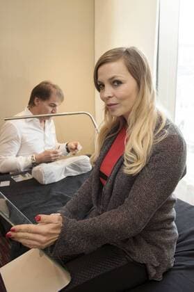 Regina Halmich in der Beautysuite by PR Sugar auf der Mercedes-Benz Fashion Week Berlin Autumn Winter 2017. Berlin, 18.01.2017 Foto:xF.xKernx xFuturexImage