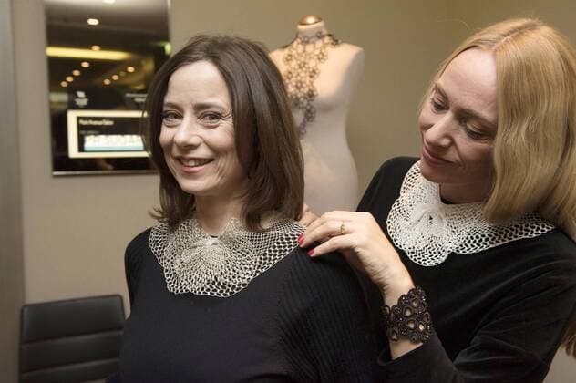 Inka Friedrich in der Beautysuite by PR Sugar auf der Mercedes-Benz Fashion Week Berlin Autumn Winter 2017. Berlin, 18.01.2017 Foto:xF.xKernx xFuturexImage