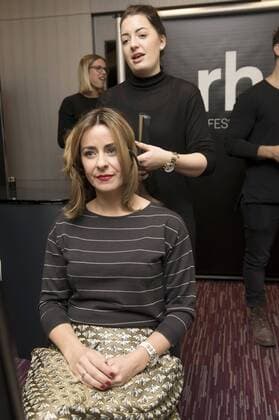 Bettina Cramer in der Beautysuite by PR Sugar auf der Mercedes-Benz Fashion Week Berlin Autumn Winter 2017. Berlin, 18.01.2017 Foto:xF.xKernx xFuturexImage