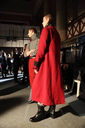 Paris Fashion Week - Haider Ackermann backstage - Fashion Week Mode - Haider Ackermann Collection - Paris - 18 01 2017 stephanechemin panoramic 
