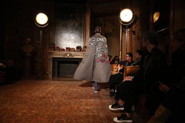 Paris Fashion Week - Valentino Modenschau Valentino - Fashion Week Mode - Valentino Collection - Paris - 18 01 2017 stephanechemin panoramic 