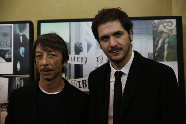 Paris Fashion Week - Valentino backstage Modenschau Valentino Pierpaolo Piccioli, Gabriele Mainetti - Fashion Week Mode - Valentino Collection - Paris - 18 01 2017 stephanechemin panoramic 