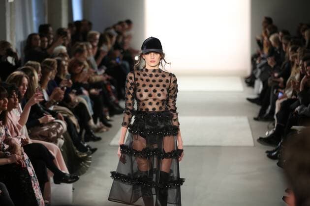 Germany: Steinrohner at the Mercedes-Benz Fashion Week Steinrohner showcases its latest Autumn Winter 2017 Collections in the Kaufhaus Jandorf in the Brunnenstrasse in Berlin-Mitte during the Mercedes-Benz Fashion Week Berlin Autumn Winter 2017 Collections. The photo shows models with the Steinrohner collection on the catwalk.  SimonexKuhlmey