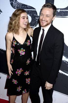 Haley Lu Richardson und James McAvoy bei der Premiere des Kinofilms Split im SVA Theater. New York, 18.01.2017 Foto:xD.xVanxTinex xFuturexImage