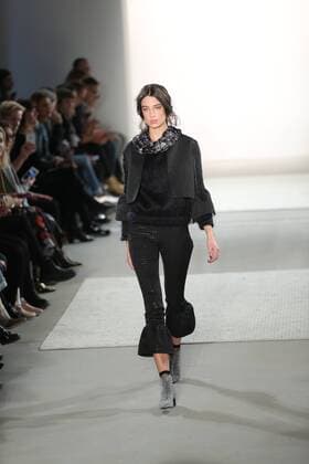 Germany: Steinrohner at the Mercedes-Benz Fashion Week Steinrohner showcases its latest Autumn Winter 2017 Collections in the Kaufhaus Jandorf in the Brunnenstrasse in Berlin-Mitte during the Mercedes-Benz Fashion Week Berlin Autumn Winter 2017 Collections. The photo shows models with the Steinrohner collection on the catwalk.  SimonexKuhlmey