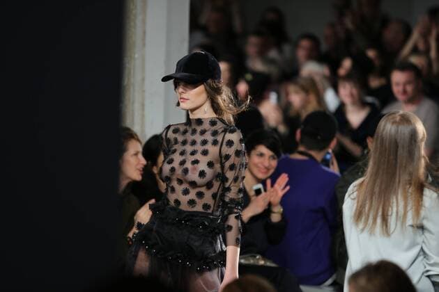 Germany: Steinrohner at the Mercedes-Benz Fashion Week Steinrohner showcases its latest Autumn Winter 2017 Collections in the Kaufhaus Jandorf in the Brunnenstrasse in Berlin-Mitte during the Mercedes-Benz Fashion Week Berlin Autumn Winter 2017 Collections. The photo shows models with the Steinrohner collection on the catwalk.  SimonexKuhlmey