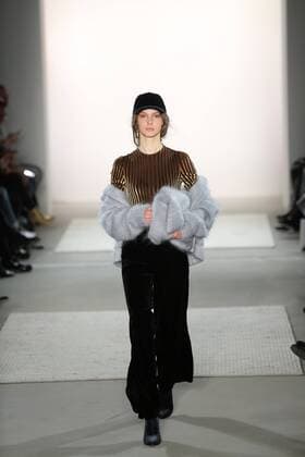 Germany: Steinrohner at the Mercedes-Benz Fashion Week Steinrohner showcases its latest Autumn Winter 2017 Collections in the Kaufhaus Jandorf in the Brunnenstrasse in Berlin-Mitte during the Mercedes-Benz Fashion Week Berlin Autumn Winter 2017 Collections. The photo shows models with the Steinrohner collection on the catwalk.  SimonexKuhlmey