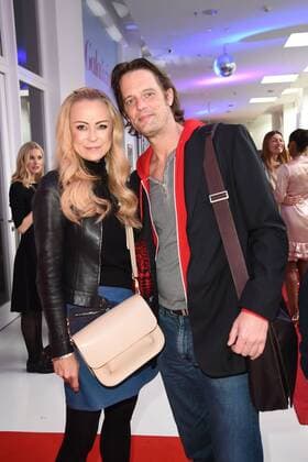 Jenny Elvers und Steffen von der Beeck beim Gala Fashion Brunch am 19.01.2017 im Rahmen der Mercedes-Benz Fashion Week Herbst Winter 2017 in Berlin MBFW Fashionweek 2017 Januar in Berlin- Gala Fashion Brunch 