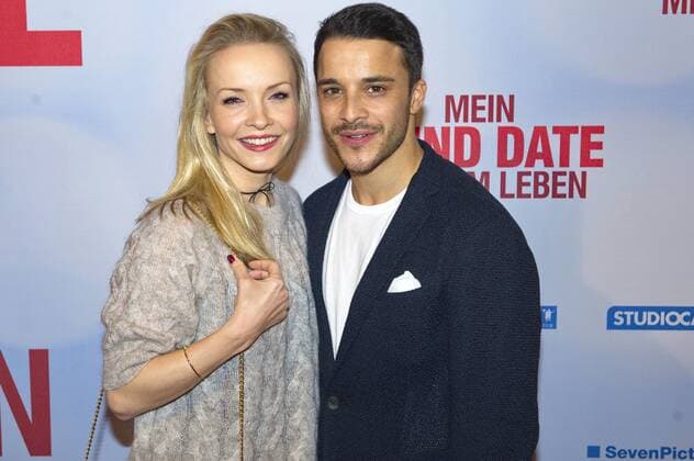 Janin Reinhardt und Kostja Ullmann bei der Premiere des Kinofilms Mein Blind Date mit dem Leben im Kino in der Kulturbrauerei. Berlin, 18.01.2017 Foto:xC.xBehringx xFuturexImage