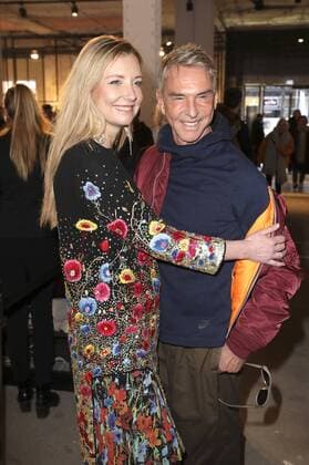 Jette Joop mit Vater Wolfgang Joop bei der Vladimir Karaleev Fashion Show auf der Mercedes-Benz Fashion Week Berlin Autumn Winter 2017. Berlin, 19.01.2017 Foto:xS.xGabschx xFuturexImage