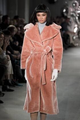 January 17, 2017 - Berlin, Germany - A model runs the runway at the Lena Hoschek fashion show during the Mercedes-Benz Berlin Fashion Week Autumn Winter 2017 in Berlin, Germany on January 17, 2017. Berlin Germany  - ZUMAn230 20170117_zaa_n230_342