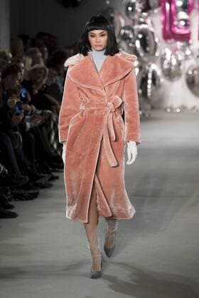 January 17, 2017 - Berlin, Germany - A model runs the runway at the Lena Hoschek fashion show during the Mercedes-Benz Berlin Fashion Week Autumn Winter 2017 in Berlin, Germany on January 17, 2017. Berlin Germany  - ZUMAn230 20170117_zaa_n230_345