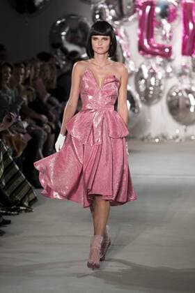 January 17, 2017 - Berlin, Germany - A model runs the runway at the Lena Hoschek fashion show during the Mercedes-Benz Berlin Fashion Week Autumn Winter 2017 in Berlin, Germany on January 17, 2017. Berlin Germany  - ZUMAn230 20170117_zaa_n230_356