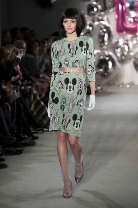 January 17, 2017 - Berlin, Germany - A model runs the runway at the Lena Hoschek fashion show during the Mercedes-Benz Berlin Fashion Week Autumn Winter 2017 in Berlin, Germany on January 17, 2017. Berlin Germany  - ZUMAn230 20170117_zaa_n230_360