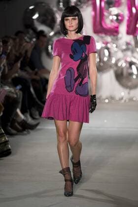 January 17, 2017 - Berlin, Germany - A model runs the runway at the Lena Hoschek fashion show during the Mercedes-Benz Berlin Fashion Week Autumn Winter 2017 in Berlin, Germany on January 17, 2017. Berlin Germany  - ZUMAn230 20170117_zaa_n230_385