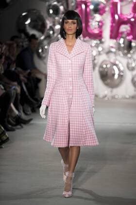 January 17, 2017 - Berlin, Germany - A model runs the runway at the Lena Hoschek fashion show during the Mercedes-Benz Berlin Fashion Week Autumn Winter 2017 in Berlin, Germany on January 17, 2017. Berlin Germany  - ZUMAn230 20170117_zaa_n230_368