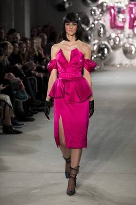 January 17, 2017 - Berlin, Germany - A model runs the runway at the Lena Hoschek fashion show during the Mercedes-Benz Berlin Fashion Week Autumn Winter 2017 in Berlin, Germany on January 17, 2017. Berlin Germany  - ZUMAn230 20170117_zaa_n230_386