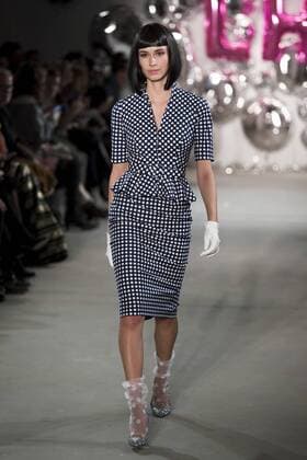January 17, 2017 - Berlin, Germany - A model runs the runway at the Lena Hoschek fashion show during the Mercedes-Benz Berlin Fashion Week Autumn Winter 2017 in Berlin, Germany on January 17, 2017. Berlin Germany  - ZUMAn230 20170117_zaa_n230_389