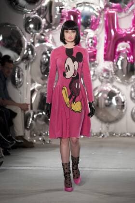 January 17, 2017 - Berlin, Germany - A model runs the runway at the Lena Hoschek fashion show during the Mercedes-Benz Berlin Fashion Week Autumn Winter 2017 in Berlin, Germany on January 17, 2017. Berlin Germany  - ZUMAn230 20170117_zaa_n230_378