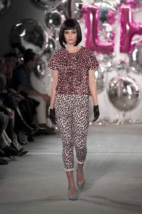 January 17, 2017 - Berlin, Germany - A model runs the runway at the Lena Hoschek fashion show during the Mercedes-Benz Berlin Fashion Week Autumn Winter 2017 in Berlin, Germany on January 17, 2017. Berlin Germany  - ZUMAn230 20170117_zaa_n230_372