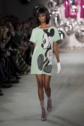 January 17, 2017 - Berlin, Germany - A model runs the runway at the Lena Hoschek fashion show during the Mercedes-Benz Berlin Fashion Week Autumn Winter 2017 in Berlin, Germany on January 17, 2017. Berlin Germany  - ZUMAn230 20170117_zaa_n230_364