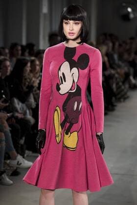 January 17, 2017 - Berlin, Germany - A model runs the runway at the Lena Hoschek fashion show during the Mercedes-Benz Berlin Fashion Week Autumn Winter 2017 in Berlin, Germany on January 17, 2017. Berlin Germany  - ZUMAn230 20170117_zaa_n230_376