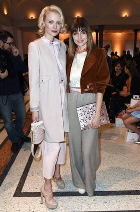 Franziska Knuppe und Eva Padberg bei der Marina Hoermanseder Fashion Show auf der Mercedes-Benz Fashion Week Berlin Autumn Winter 2017. Berlin, 19.01.2017 Foto:xF.xKernx xFuturexImage